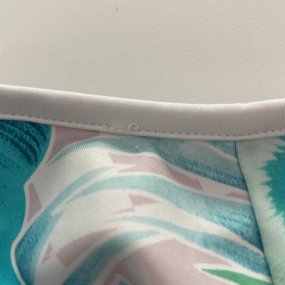 Nike Tropical Print Dress - Green and White - Picture 8 of 9